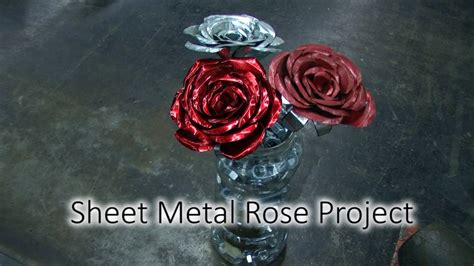 sheet metal rose pattern